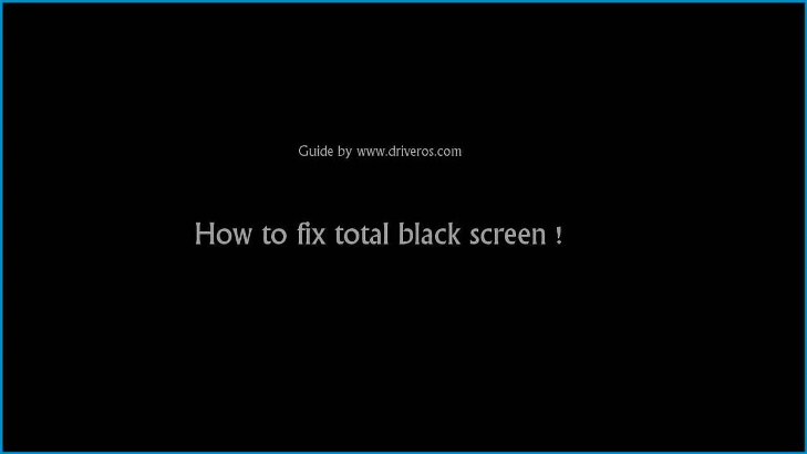 Dell XPS 13 9350 fix black screen